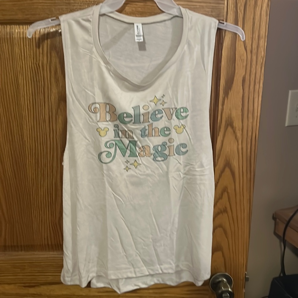 Cream color muscle shirt